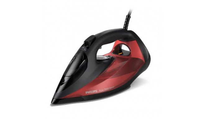 Iron - Philips 7000 Series Dst7022/40, Black, Red