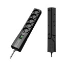 Power Strip - Ever T/lz09-cla050 Black 5 Sockets