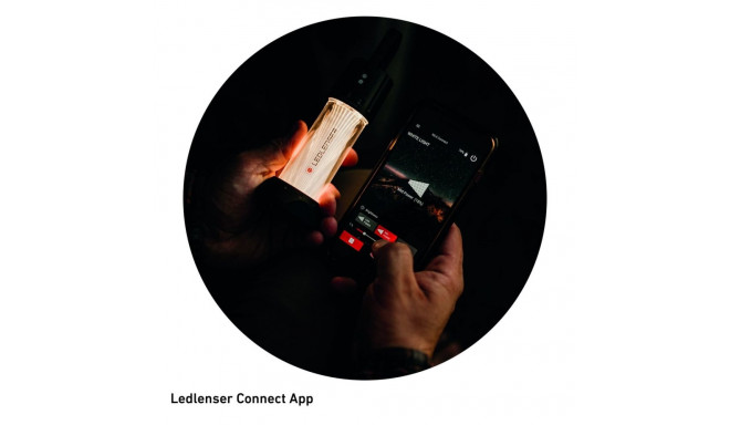 Camping Lantern - Ledlenser ML6 ConnectWL Black/White Ledlenser ML6 ConnectWL Rechargeable Lantern, 