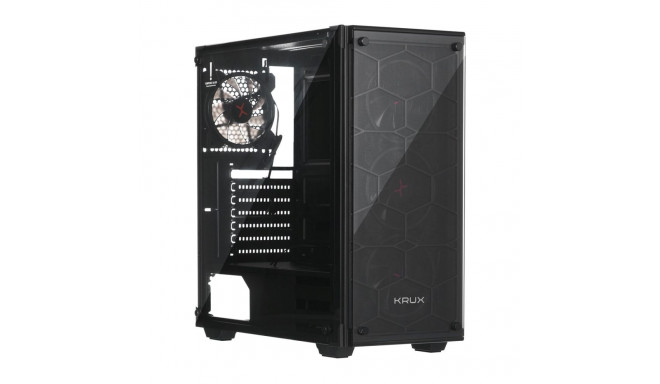 Computer Case - Krux Leda Atx Tower Black