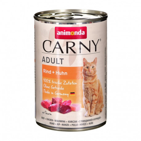 Cat Food - ANIMONDA Carny Adult Beef and Chicken Wet Cat Food 400g