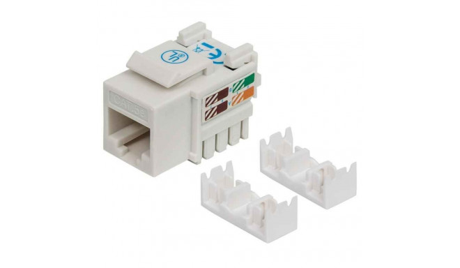 Keystone Jack - Intellinet Cat5e UTP Punch-down White