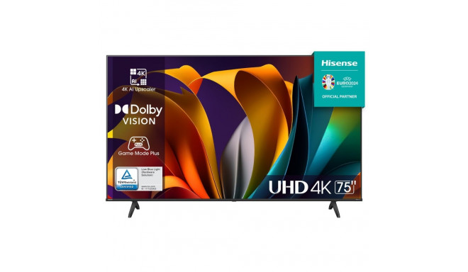 Smart TV - Hisense 75A6N 75" 4K Ultra HD Wi-Fi Black