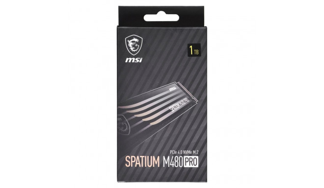 NVMe M.2 Drive - MSI Spatium M480 Pro