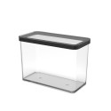 High Treat Container - Rotho Loft 2.1L Airtight Transparent/Black