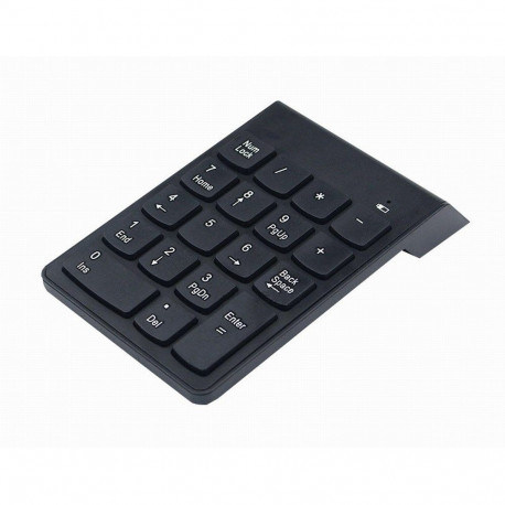 Bluetooth Keypad - Gembird KPD-W-02 Numeric Keypad 18 Keys Windows 10/11 Black