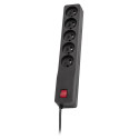 Power Strip - Lestar 230ac, Black