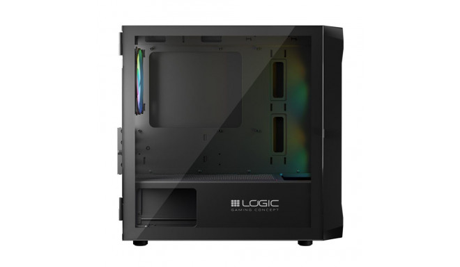 Case - Logic PORTOS ARGB MINI - USB 3.0, Black