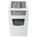 Paper Shredder - Leitz IQ Slim P-4 Cross Shredding 10 Sheets White