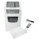 Paper Shredder - Leitz IQ Slim P-4 Cross Shredding 10 Sheets White