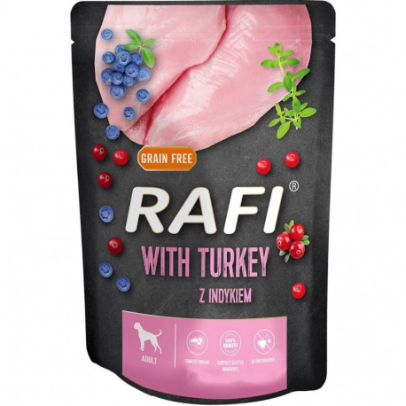 Dog Food - Dolina Noteci Rafi Turkey Blueberry Cranberry 300g