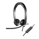 Headset - Logitech H650e USB Stereo Office Black/Silver