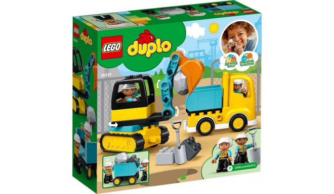 Building Blocks - LEGO DUPLO 10931 Truck and Crawler Excavator