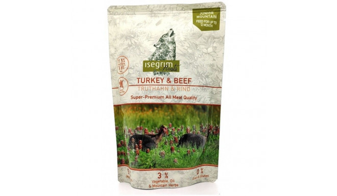 Wet Dog Food - ISEGRIM Junior Turkey with Beef 410g Grain-Free