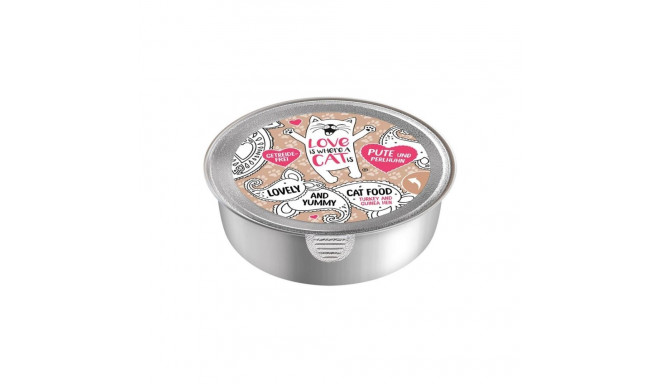 Wet Cat Food - LOVE IS WHERE A CAT IS® Turkey & Guinea Fowl 85g