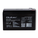 Battery - Qoltec 53030 AGM 12V 7Ah Max 105A Black