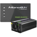 Power Adapter/Inverter - Qoltec Monolith 600W Auto/Indoor Black