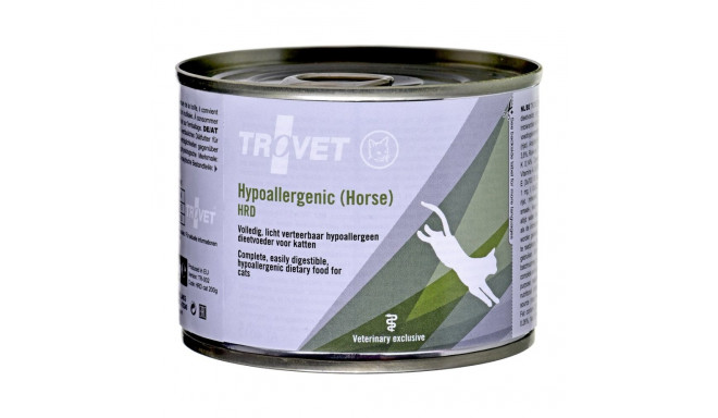 Hypoallergenic Cat Food - TROVET HRD Horse 200g