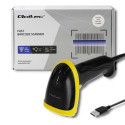 Barcode Scanner - Qoltec 50860 Wired Laser Scanner USB