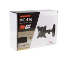 TV Wall Mount - Maclean Mc-416 13"-32" Universal Bracket Holder Black