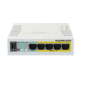 Network Switch - Mikrotik CSS106-1G-4P-1S Gigabit PoE White