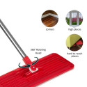 Flat Mop Set - XXL Rotating Head with Bucket & Telescopic Pole Red