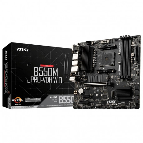 Motherboard - MSI B550m Pro-vdh WiFi AMD B550 Socket Am4 Micro Atx