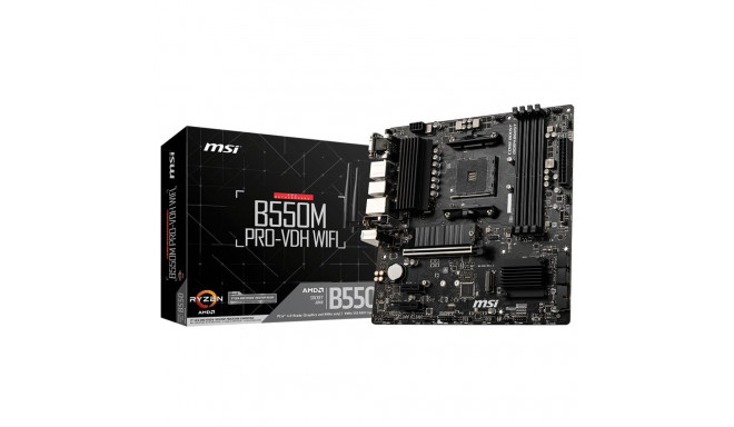 Motherboard - MSI B550m Pro-vdh WiFi AMD B550 Socket Am4 Micro Atx