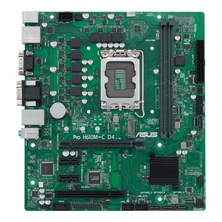 Motherboard - ASUS PRO H610M-C D4-CSM Intel H610 micro ATX ASUS PRO H610M-C D4-CSM Intel H610 LGA 17