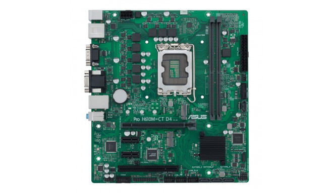 Motherboard - ASUS PRO H610M-C D4-CSM Intel H610 micro ATX ASUS PRO H610M-C D4-CSM Intel H610 LGA 17