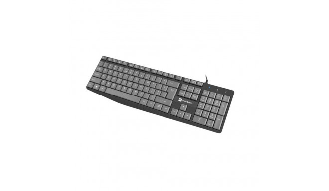 Keyboard - Natec Nautilus Slim Full-Size Wired Grey/Black