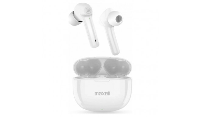 Earbuds - Maxell Dynamic+ Wireless Headphones White