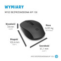 Wireless Mouse - HP 150 Optical 1600 DPI Black