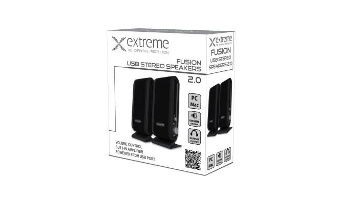 Speakers - Extreme Xp102 2.0 Channels 4w Black