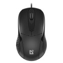 Computer Mouse - Defender Mb-580 Black Optical Mouse 1000dpi 3p