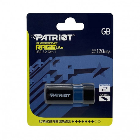 USB Flash Drive - Patriot Supersonic Rage Lite 32 GB 3.2 Gen 1, Black,