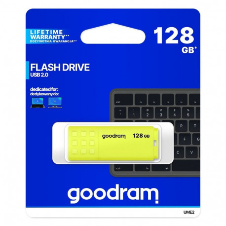 USB Flash Drive - Goodram Ume2 128gb, Yellow