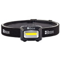 Headband Flashlight - Libox LB0107 LED 1200mAh Black