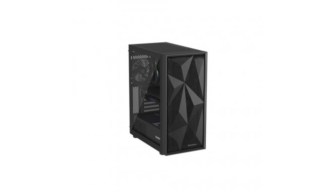 Computer Case - Genesis Diaxid 605f Midi Tower With USB-C Window, Blac