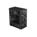 Computer Case - Genesis Diaxid 605f Midi Tower With USB-C Window, Blac