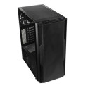 Computer Case - Logic Agir Mesh + Glass USB 3.0, Black