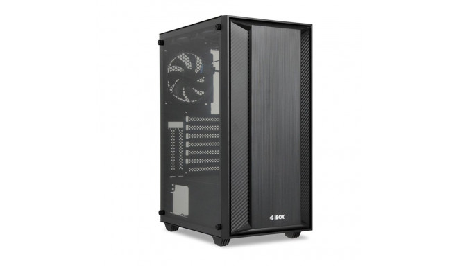 Computer Case - iBox CETUS 906 ATX Midi Tower 29cm GPU 16cm CPU Cooler Black