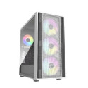 Desktop Computer Case - Cooler Master MasterBox 600 White with Multicolor Lighting