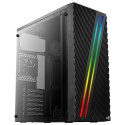 Computer Case - Aerocool Streak "Midi Tower" Black