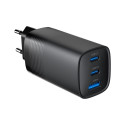 Universal Charger - Gembird 65w Fast, Black