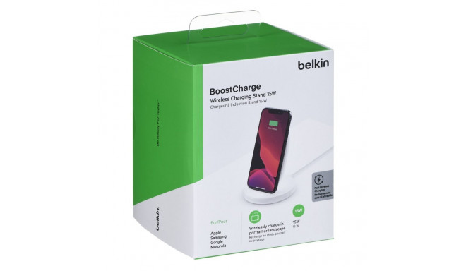 Wireless Charger - Belkin Boost↑charge Smartphone White Ac