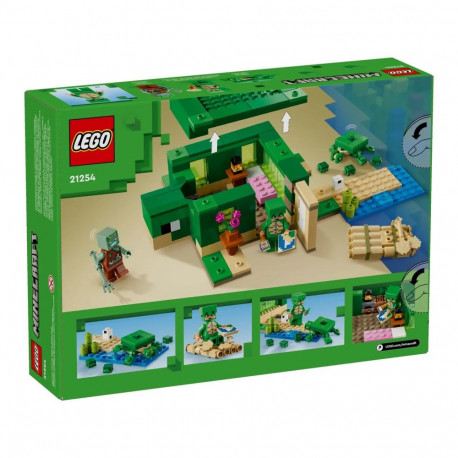 Constructor - LEGO Minecraft 21254 Turtle Beach House 234 Pieces