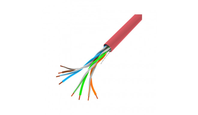 Network Cable - Lanberg LAN UTP 100MB/s 305m CCA Red