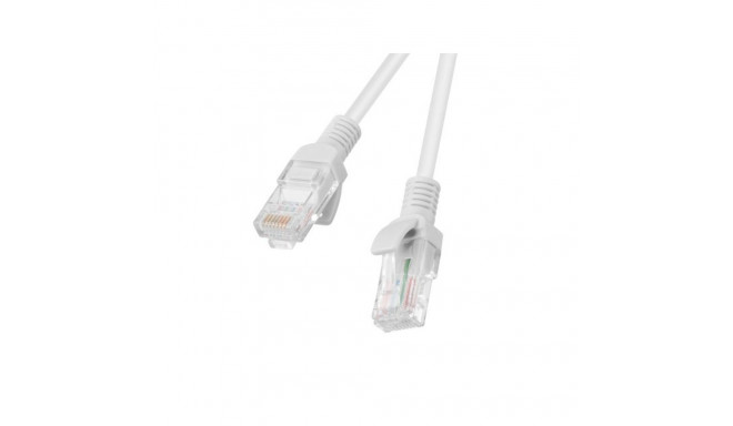 Network Cable - Lanberg Cat5e U/UTP 0.5m RJ-45 Male/Male Gray