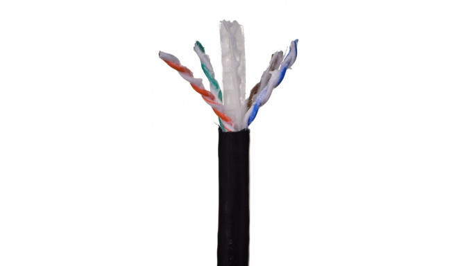 Network Cable - Alantec Kiu6 305m Cat6 U/UTP Black